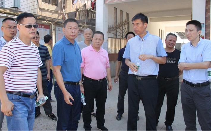 株洲市高新区领导及业主单位领导一行莅临株雷路（X008线）视察工作